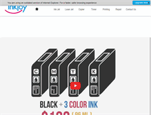 Tablet Screenshot of inkjoy.com